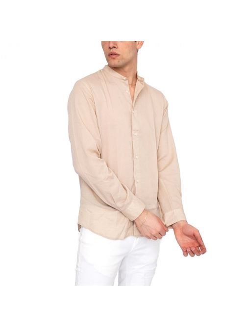 CAMICIA LINO/TENCEL COREANA REGULAR KOREALINEN LIU JO | M123P201KOREALINEN/BEIGE 236